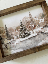 Load image into Gallery viewer, Winter Village Print
