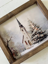 Load image into Gallery viewer, Winter Church Print