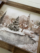 Load image into Gallery viewer, Winter Village Print