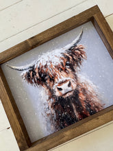 Load image into Gallery viewer, Winter Highland Cow Print