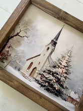 Load image into Gallery viewer, Winter Church Print