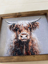 Load image into Gallery viewer, Winter Highland Cow Print
