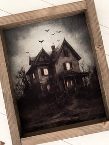 Haunted House print