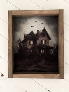 Haunted House print