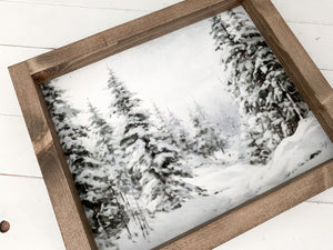 Snowy Trees Print