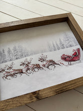 Load image into Gallery viewer, Santa Sleigh and Reindeer