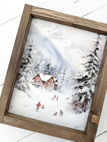 Mountain Chalet Print