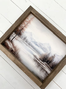 Winter Mountain Print