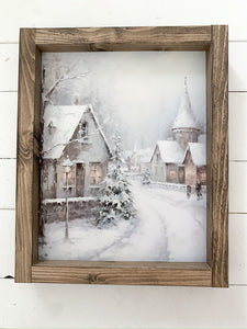 Winter Village Print