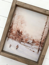 Load image into Gallery viewer, Winter Scene Print