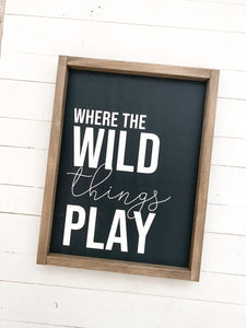 Where the wild things play