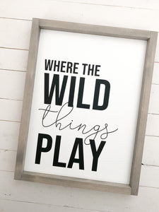 Where the wild things play