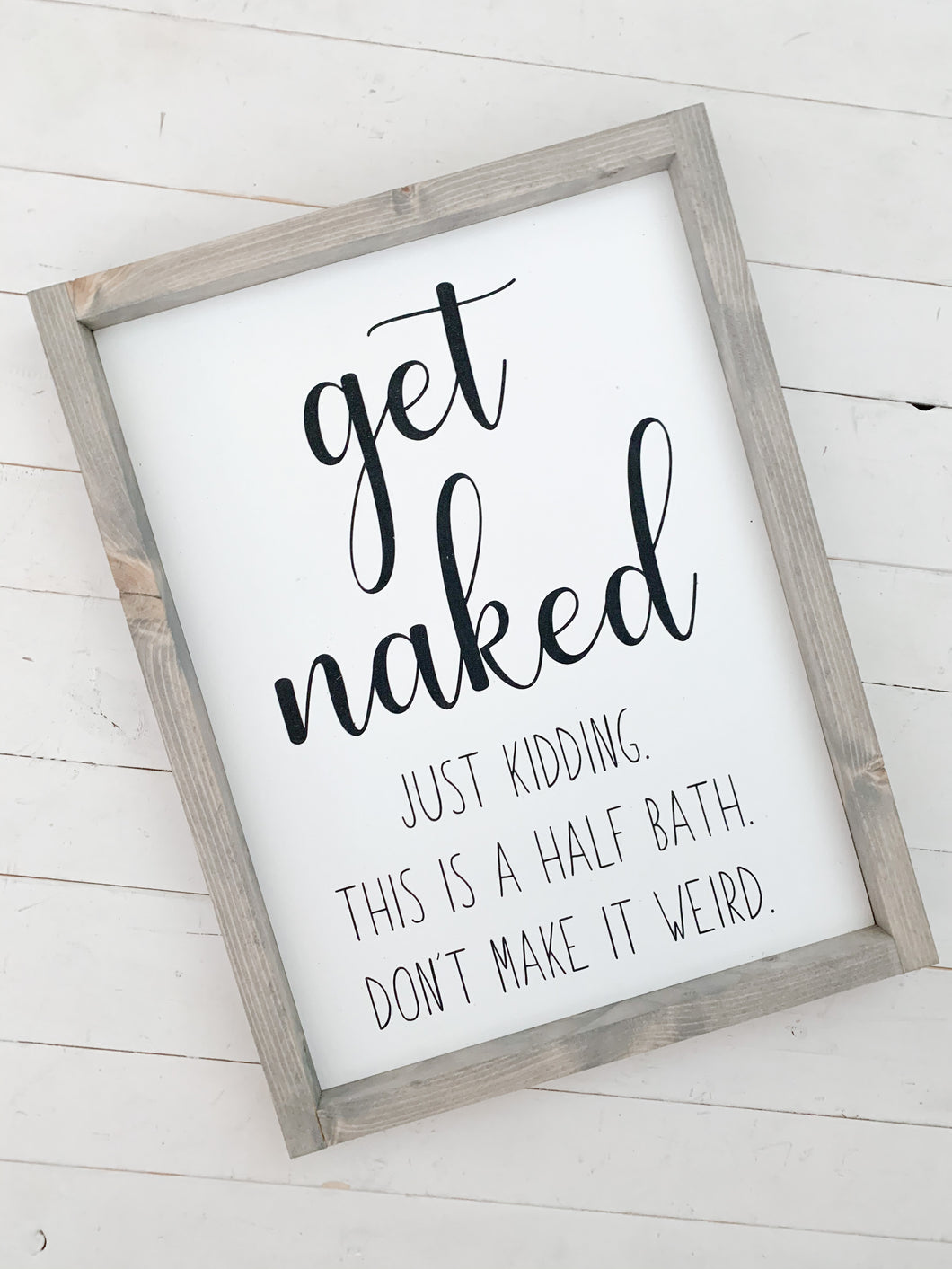 Get Naked Half Bath